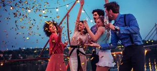 Nouvel an: un réveillon festif